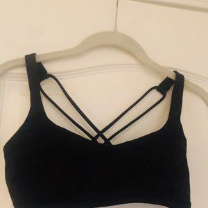 Lululemon Black Sports Bra Size 4